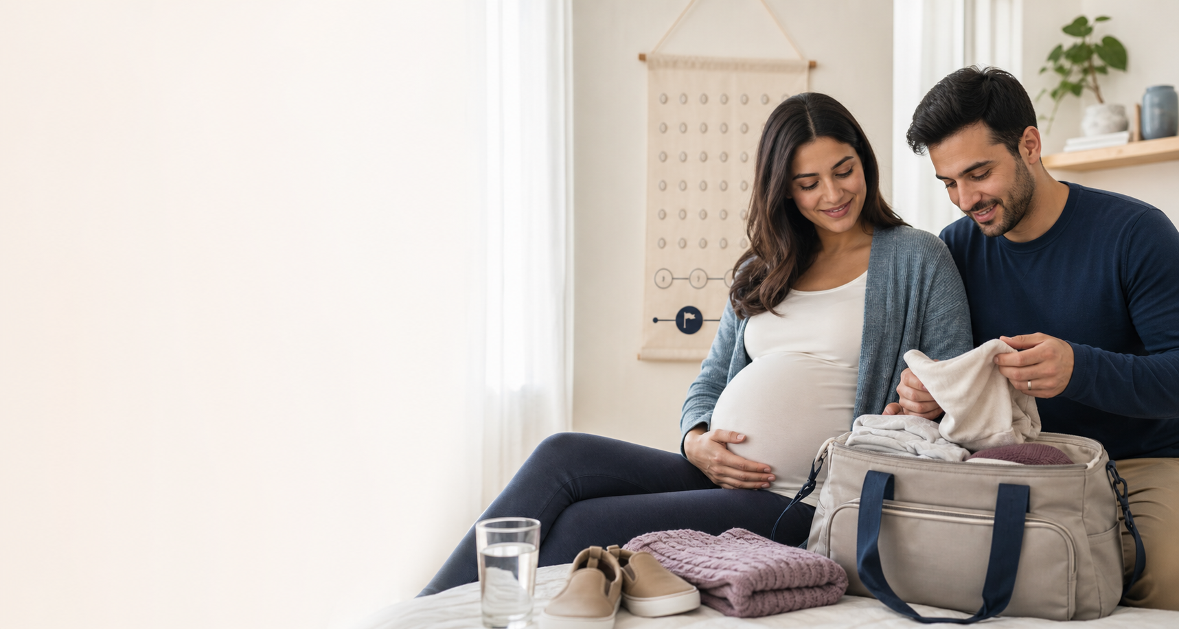 3. Trimester dönemindeki anne adayı
